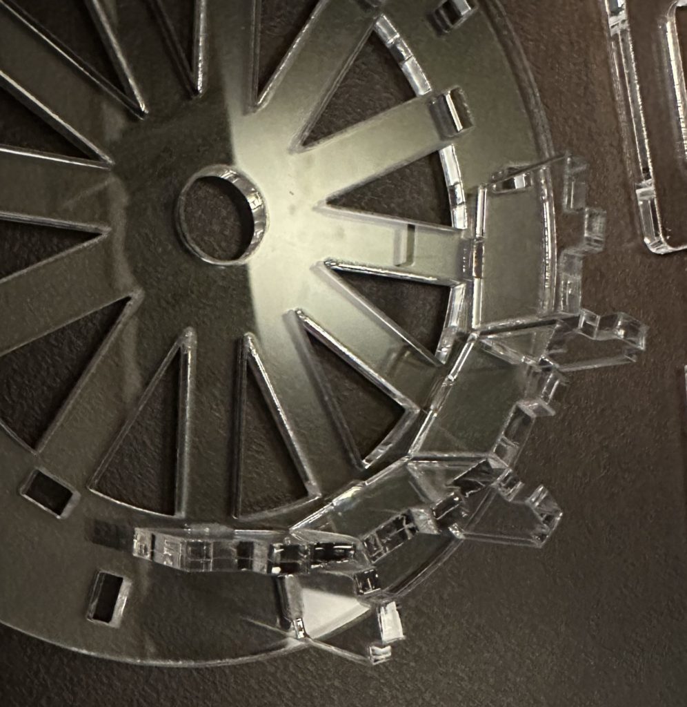 アクリル板水車の設計見本